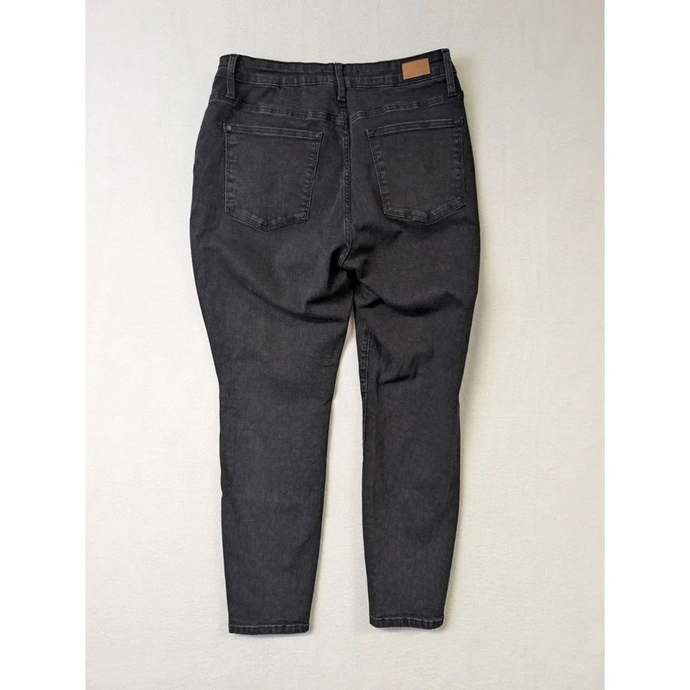 Judy Blue Womens Black‎ Skinny Jeans Size 16W Cotton Blend Stretch Denim